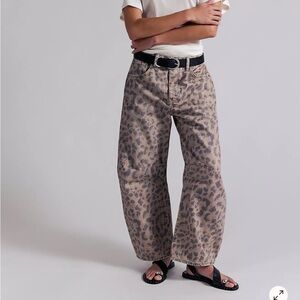 Free People Barrel Jeans